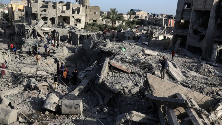 damage to “critical infrastructure” estimated at more than 17 billion euros in the Gaza Strip