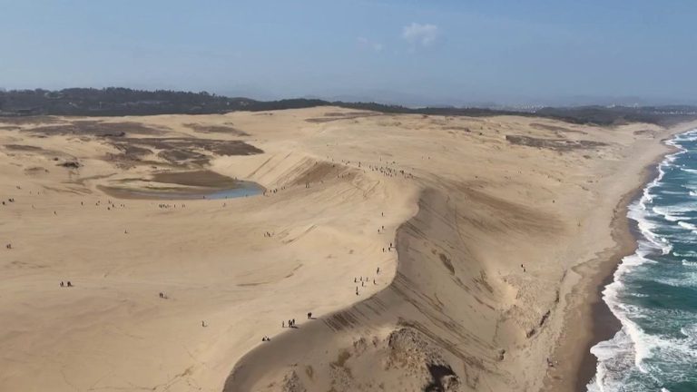 discovering the Pilat dune of Japan