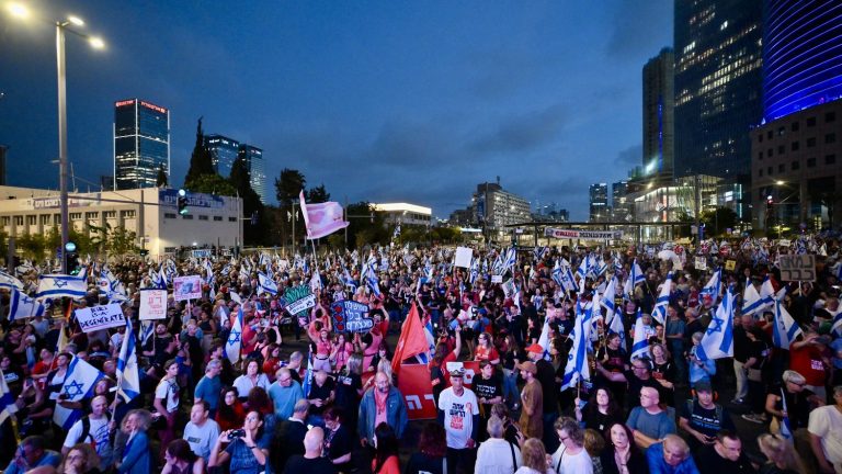 families of Hamas hostages continue to demonstrate to demand their release and an end to the war