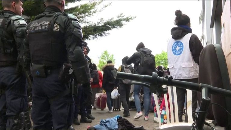 in Vitry-sur-Seine, the largest squat in France emptied before the Olympics