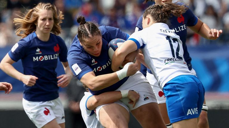 it’s the break, the Blues are in the lead… Follow the match of the Six Nations Tournament