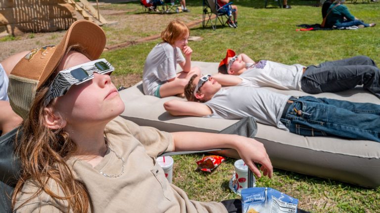 people came from all over the world to Texas to witness the total solar eclipse