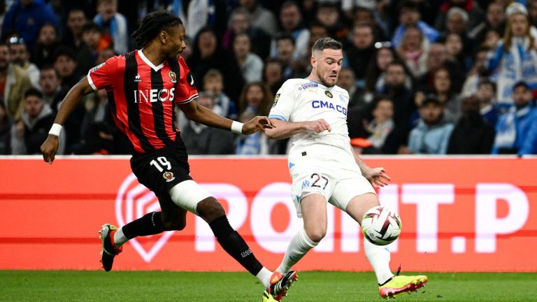 the Marseillais struggle to react after Nice opened the score… Follow the match of the 29th day of Ligue 1