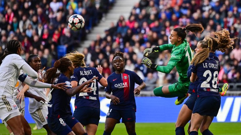 the double for Marie-Antoinette Katoto, the Parisiennes take off… Follow the semi-final first leg of the Champions League