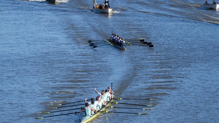 the poor state of the Thames revealed by the Oxford-Cambridge race