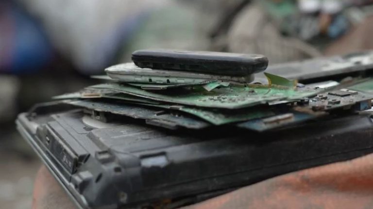 the puzzle of recycling electronic devices