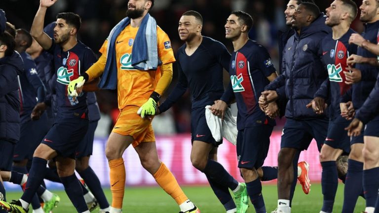 the summary of the Coupe de France semi-final won by the Parisians