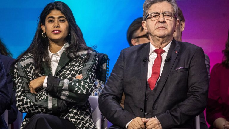 we summarize the controversy over the canceled conference of Jean-Luc Mélenchon and Rima Hassan on Palestine