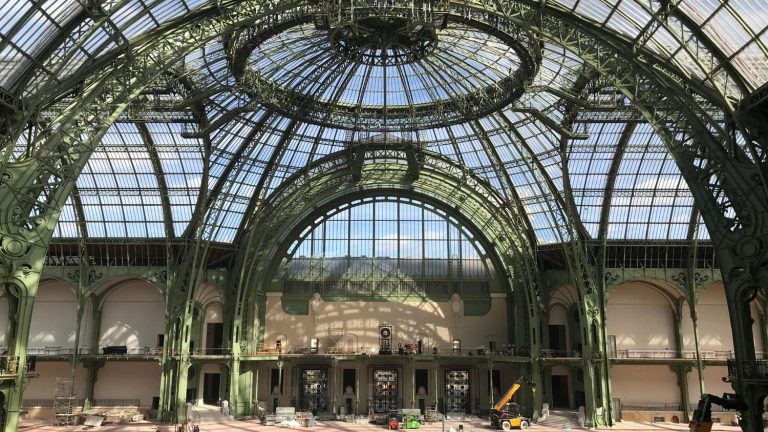 we visited the Grand Palais (almost) in Olympic configuration