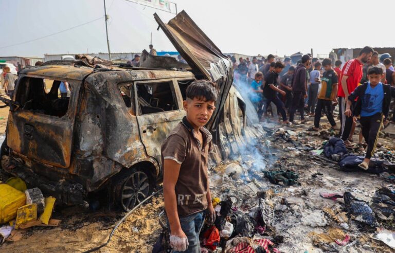 45 dead in Israeli strike on displaced persons camp in Rafah