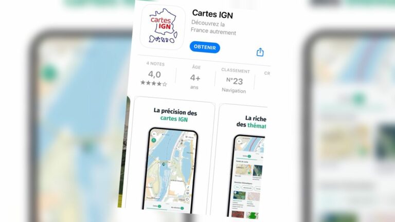 A new “IGN Maps” application to compete with Google Maps