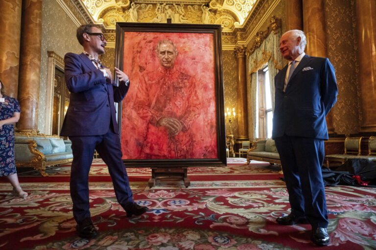 An official portrait of King Charles III unveiled