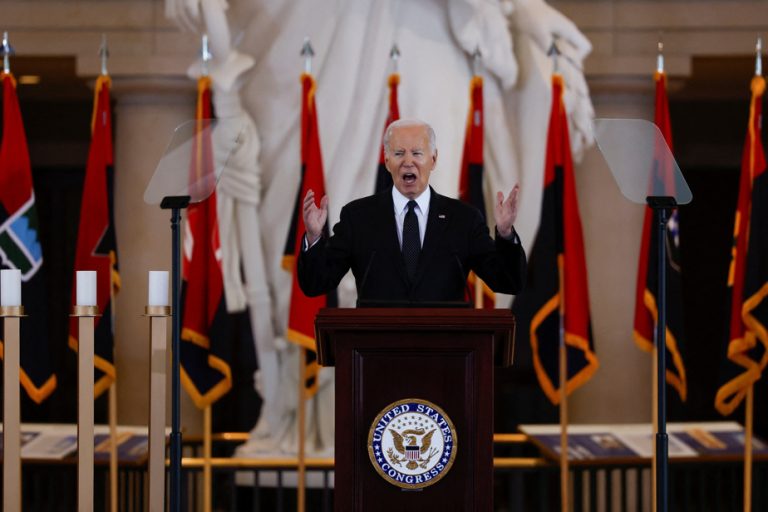 Annual Remembrance Days Ceremony |  Biden vows to combat “fearsome” rise in anti-Semitism