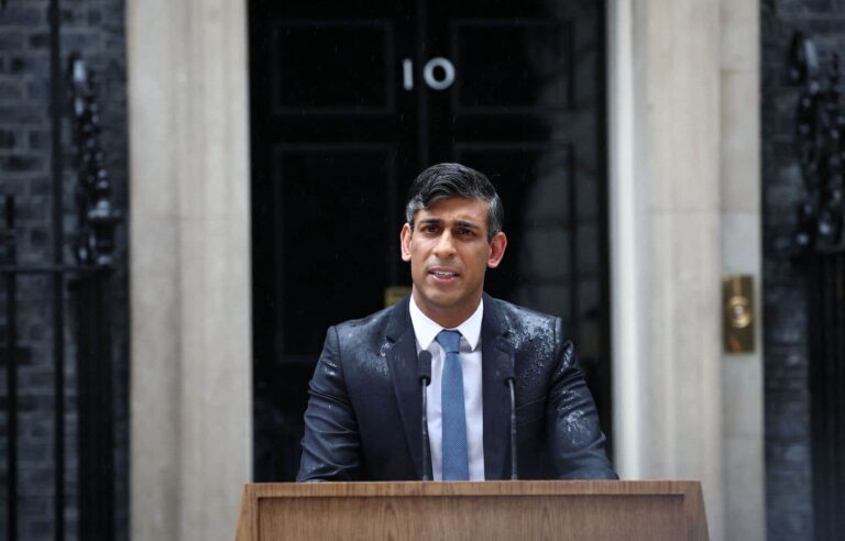 British Prime Minister Rishi Sunak announces general election on July 4