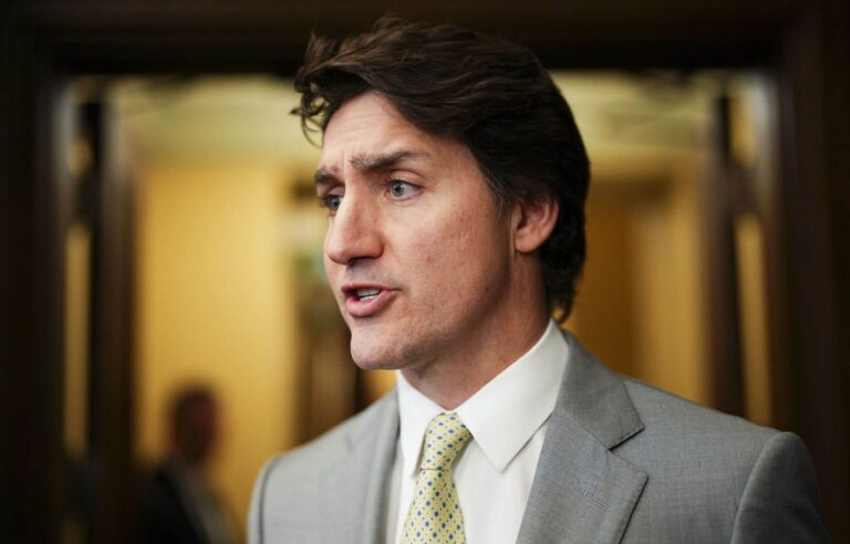 Canadian Prime Minister Justin Trudeau condemns Israeli strikes in Rafah south of Gaza