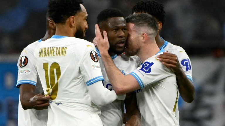 Chancel Mbemba already equalizes, the Vélodrome regains its voice… Follow the semi-final first leg of the Europa League