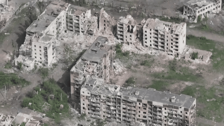 Chassiv Iar, martyred city under the assault of Russian drones