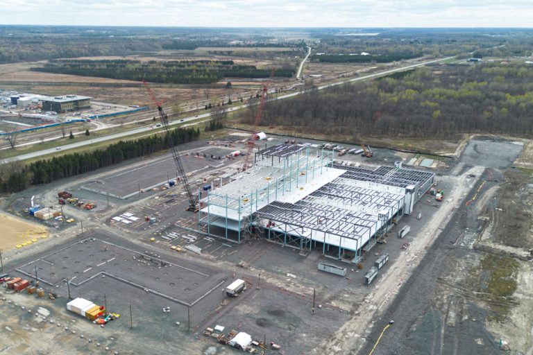 Construction work at the Ford plant in Bécancour pauses |  Partners weighed down by financial challenges