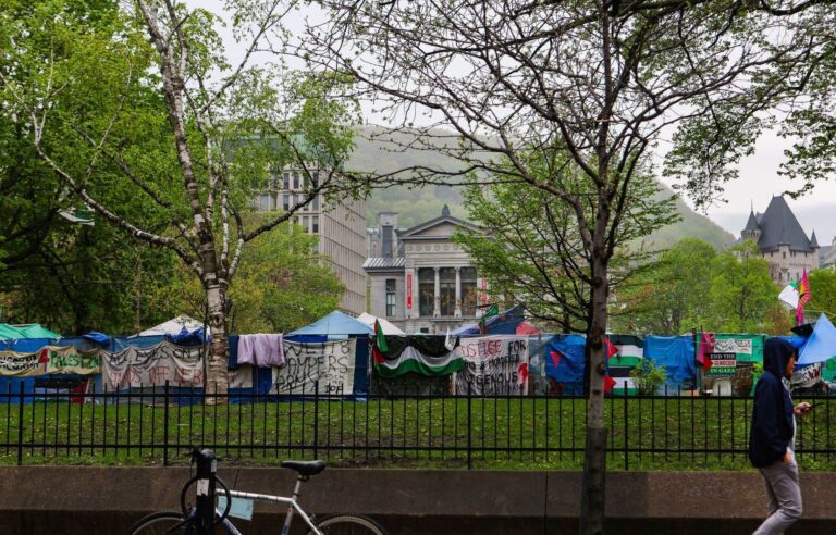 Court refuses to order dismantling of pro-Palestine encampment at McGill