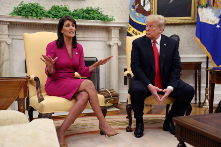 Donald Trump says Nikki Haley will not be his vice president