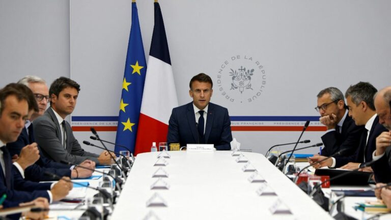 Emmanuel Macron notes “clear progress in restoring order”