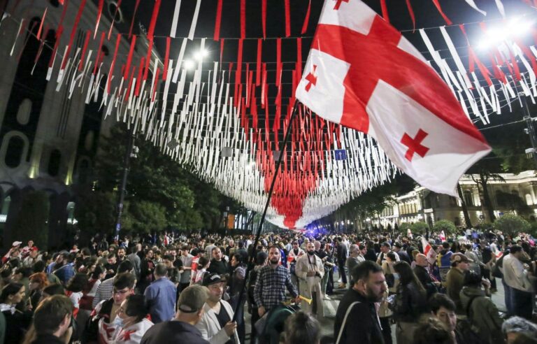 Georgian Parliament passes law on foreign interference, thousands of Georgians take to the streets