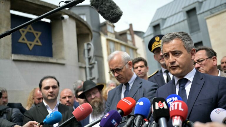 Gérard Darmanin denounces an “anti-Semitic act” and “despicable” violence