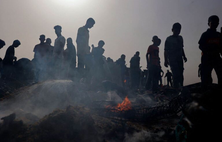 Hellish night at Rafah displaced persons camp, hit by Israel