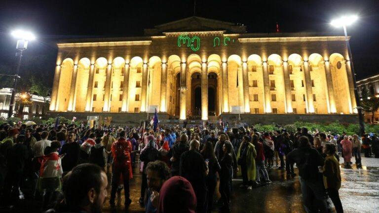 In Georgia, thousands of demonstrators march again against the law on “foreign influence”