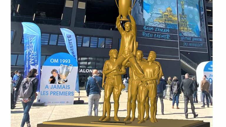 “It will be magnificent to inaugurate this monument on an OM-PSG match day”, hopes Laurent Tapie