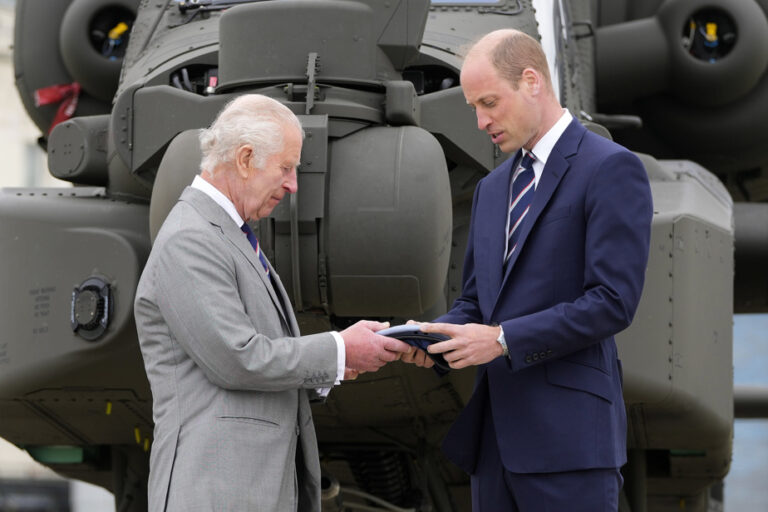 King Charles III passes one of his military duties to William