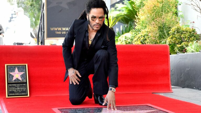 Lenny Kravitz, solid as a rock, releases a twelfth album and wins a star on Hollywood Boulevard