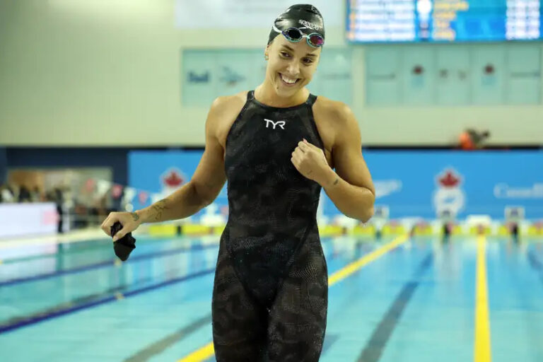 Mary-Sophie Harvey qualified in 200m freestyle |  “When I saw Summer’s feet…”