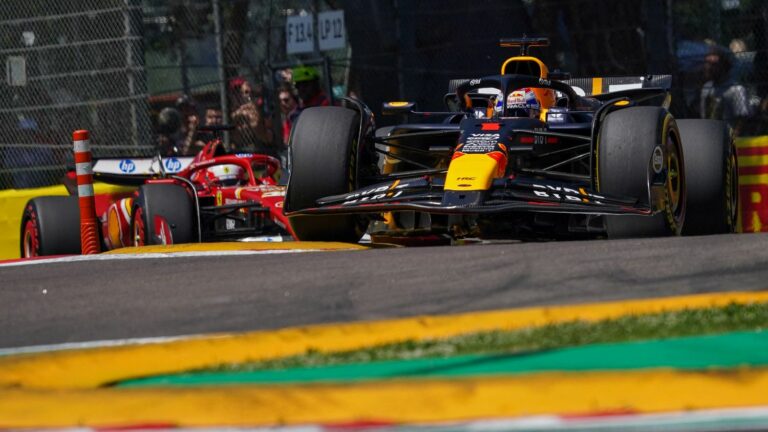 Max Verstappen flies ahead of Lando Norris and Charles Leclerc at Imola… Follow the Emilia-Romagna Grand Prix