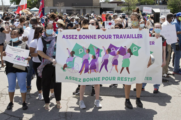 Montreal |  Mobilization for the regularization of immigrants without status