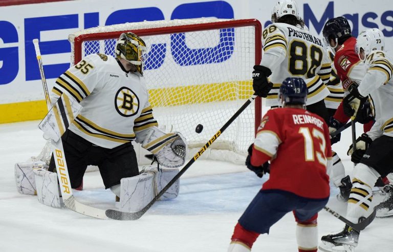 NHL: Barkov scores twice and Florida Panthers tie series against Boston Bruins