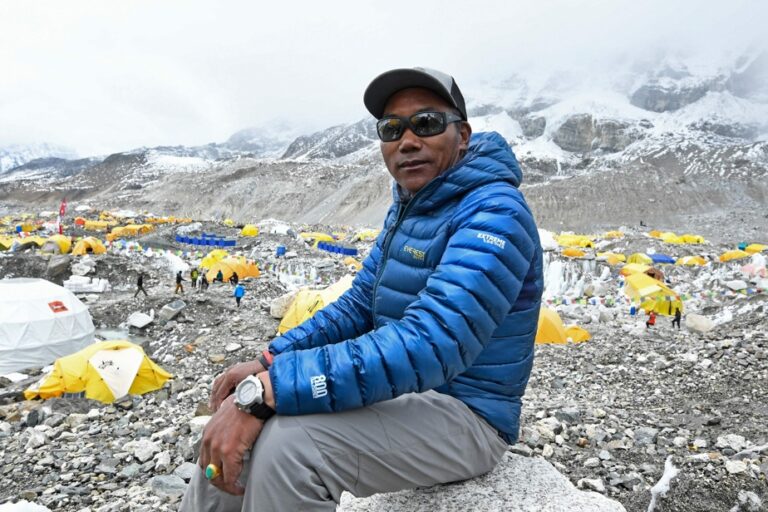 Nepalese mountaineer sets record for 30 Everest ascents