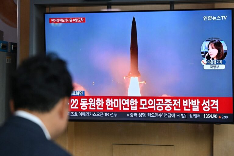 North Korea fires missile and promises to strengthen its nuclear force