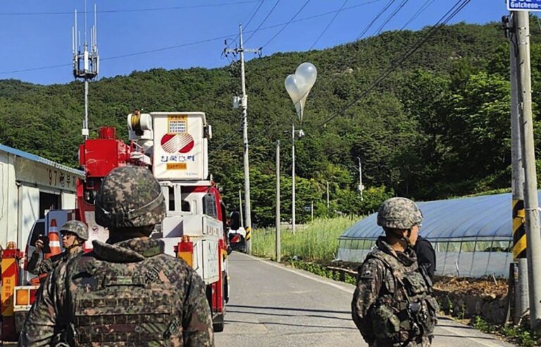 North Korea sends trash-filled balloons to South Korea