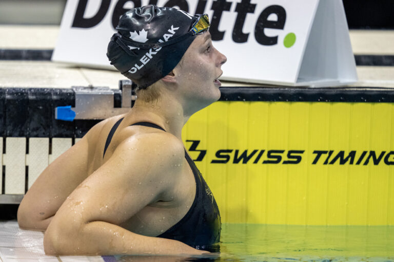 Olympic Swimming Trials |  Penny Oleksiak wins 100m freestyle