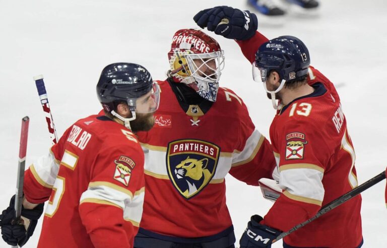 Panthers defeat Rangers 3-2 in overtime to tie series