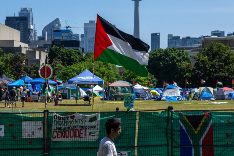 Pro-Palestinian camp |  University of Toronto to seek injunction for dismantling