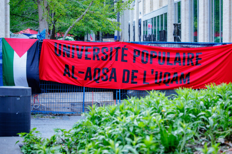 Pro-Palestinian camps |  The movement extends to UQAM