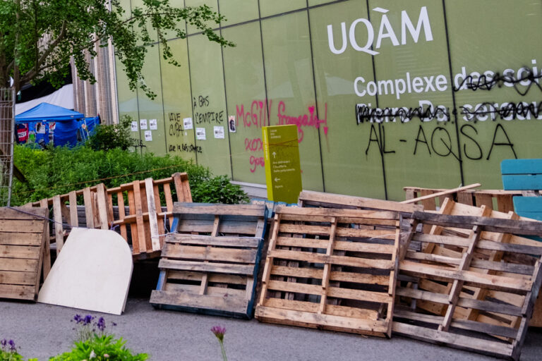 Pro-Palestinian camp |  A judge says he is in favor of UQAM’s request for an injunction