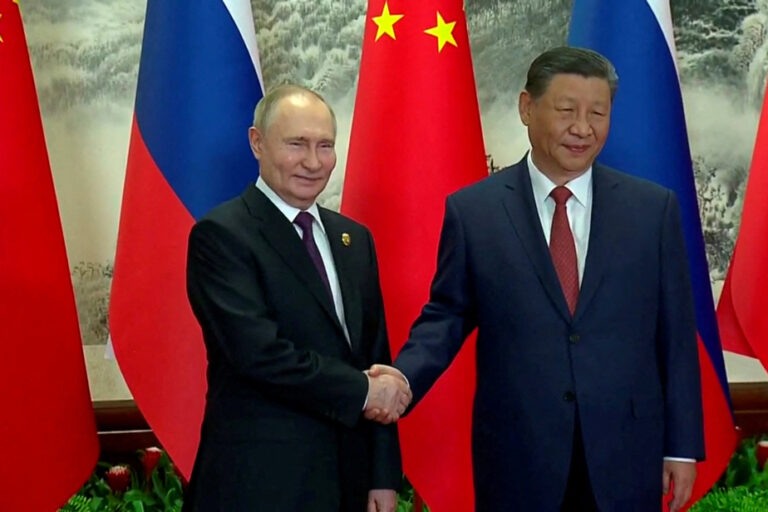 Putin seeking support for his war in Ukraine meets Xi in Beijing