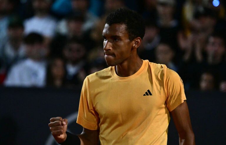 Quebecer Félix Auger-Aliassime loses in three sets against de Minaur in Rome