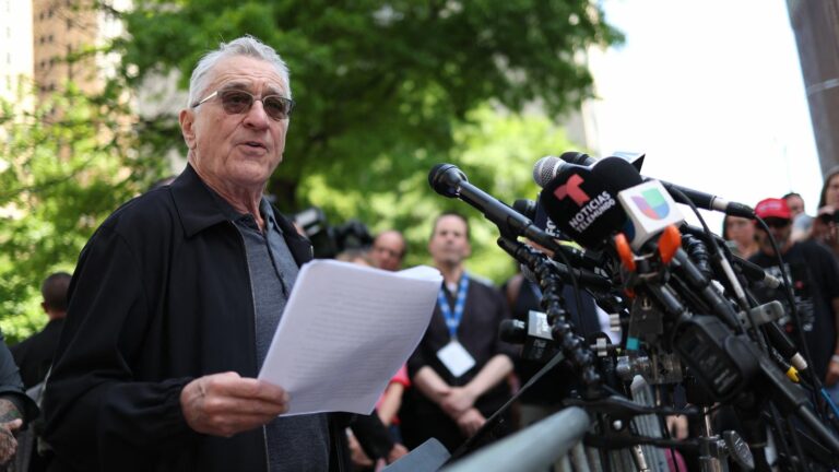 Robert de Niro targets Donald Trump in New York court