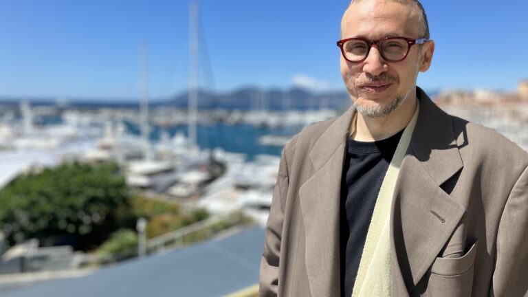 Roberto Minervini defends his film “The Damned” at the Cannes Film Festival