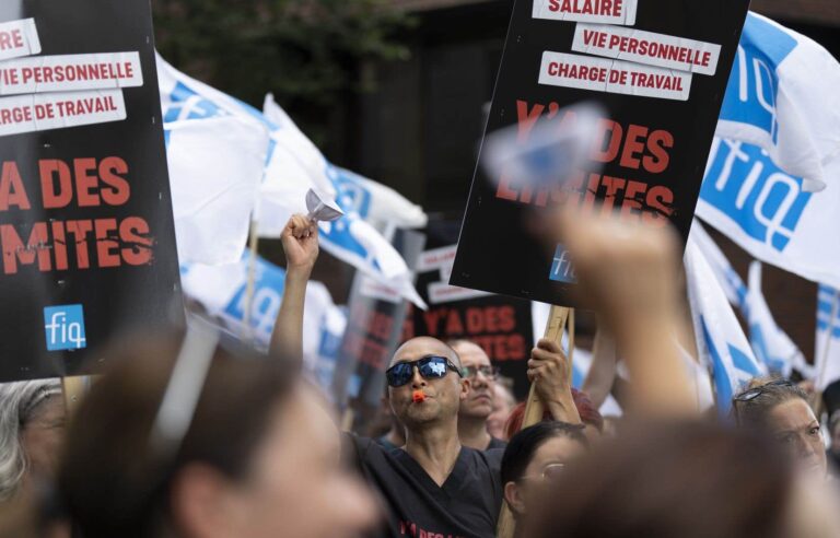 Several unions will demonstrate at the general council of the Coalition Avenir Québec