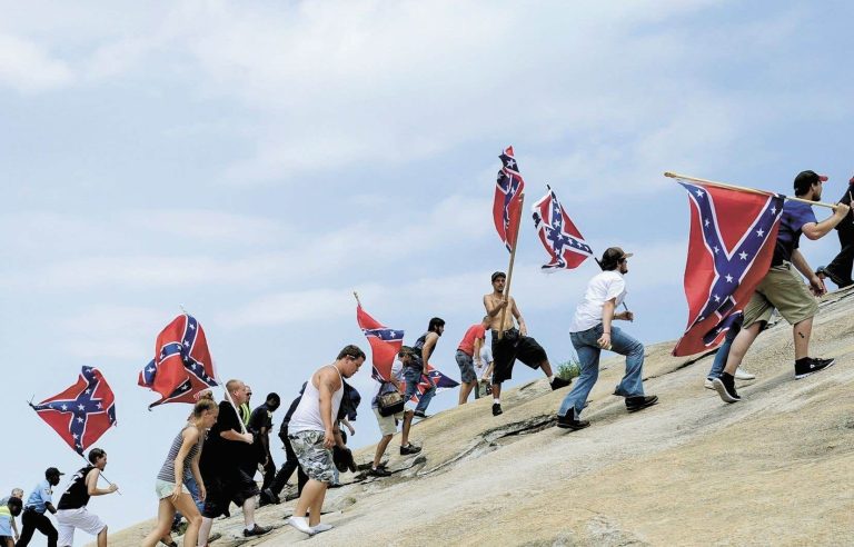 Stone Mountain, the geological wonder of Georgia that has become a mecca for American supremacists